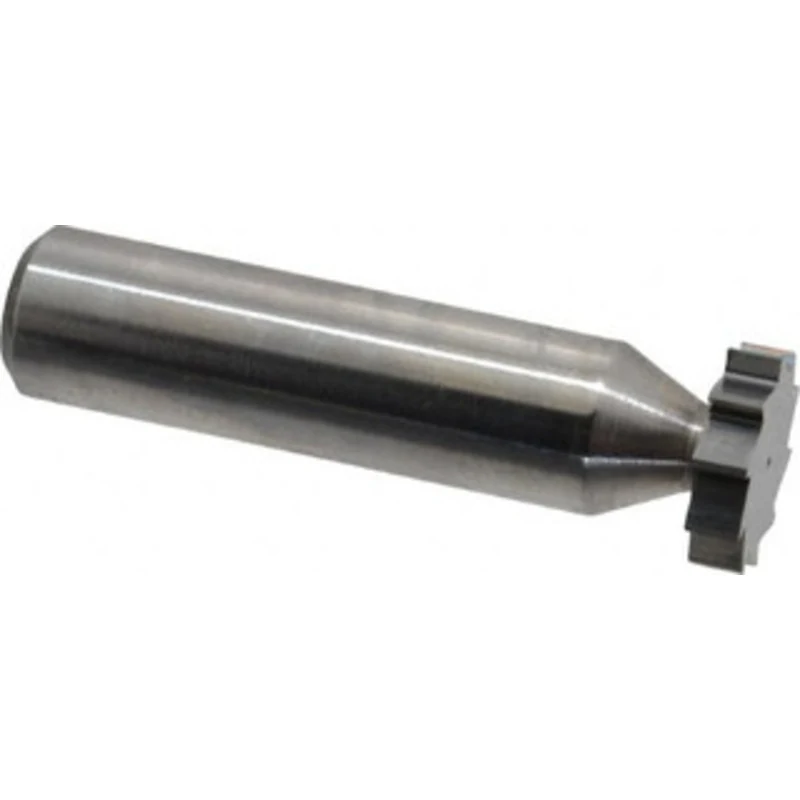 Made in USA ANSI 505 (Old Std # 6) 5/8 Cut Diam, 5/32 Cut Width, 1/2 Shank, Straight-Tooth Woodruff Keyseat Cutter So...
